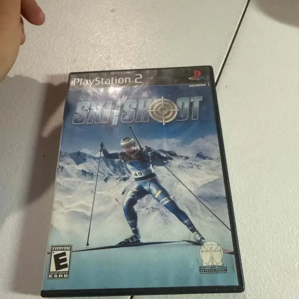 Ski and Shoot - PlayStation 2 PS2 Game Retro Sports